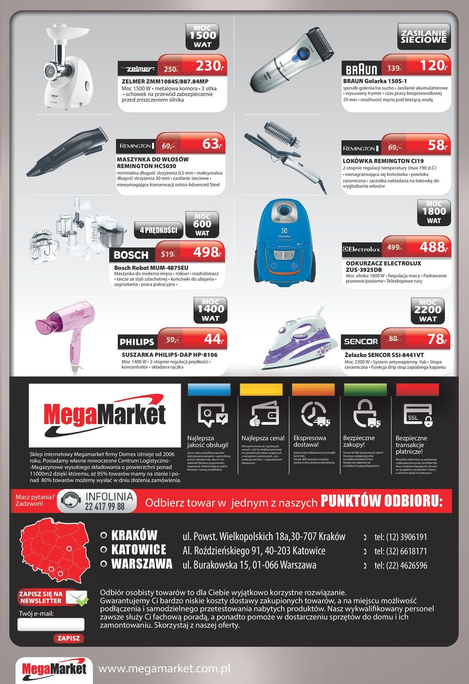 możliwość mycia pod bieżącą wodą 63, 69,- 120, 58, 69,- Maszynka do włosów REMINGTON HC5030 Lokówka REMINGTON Ci19 2-stopnie regulacji temperatury (max 190 st.