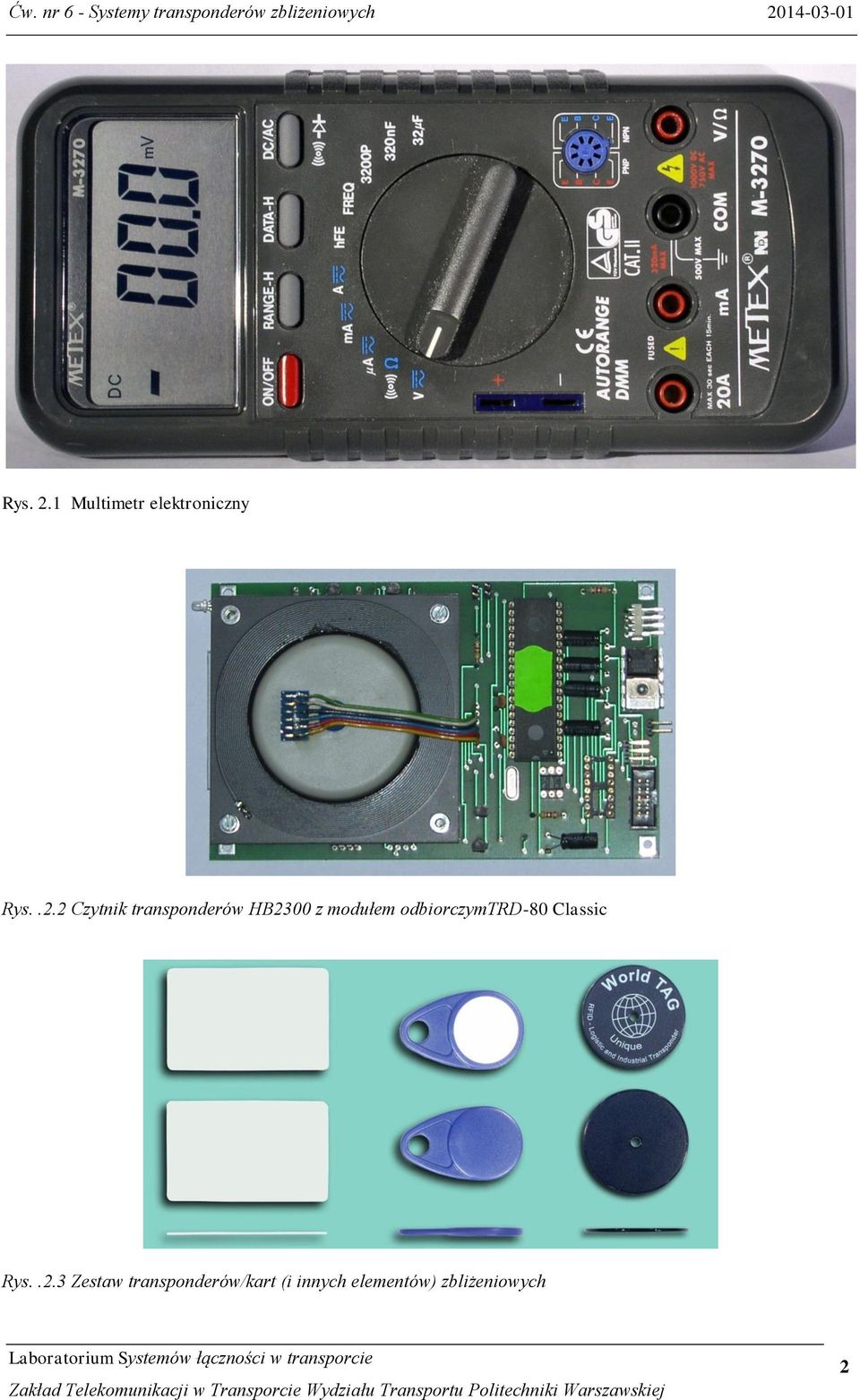 2 Czytnik transponderów HB2300 z modułem