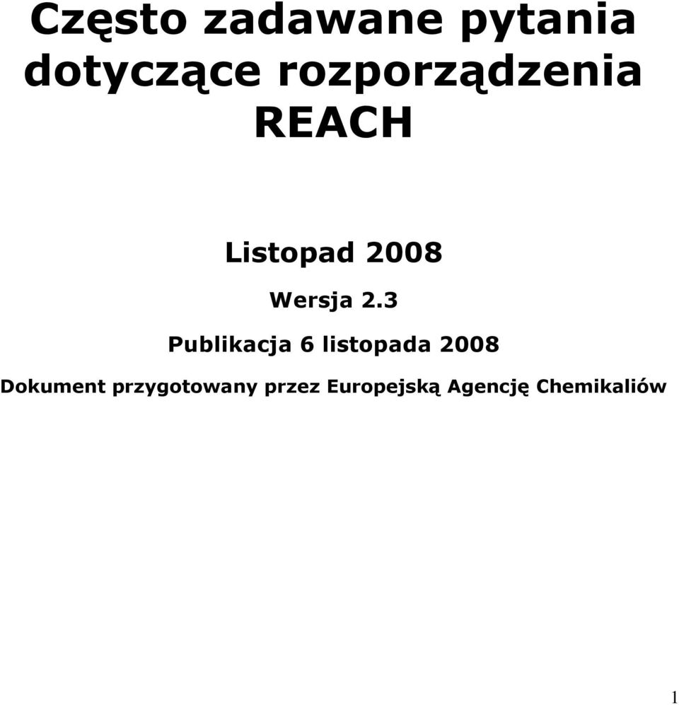 2.3 Publikacja 6 listopada 2008 Dokument