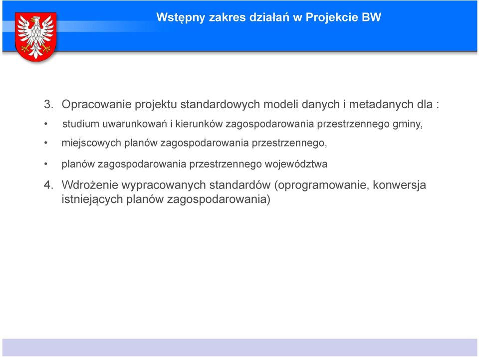 kierunków zagospodarowania przestrzennego gminy, miejscowych planów zagospodarowania