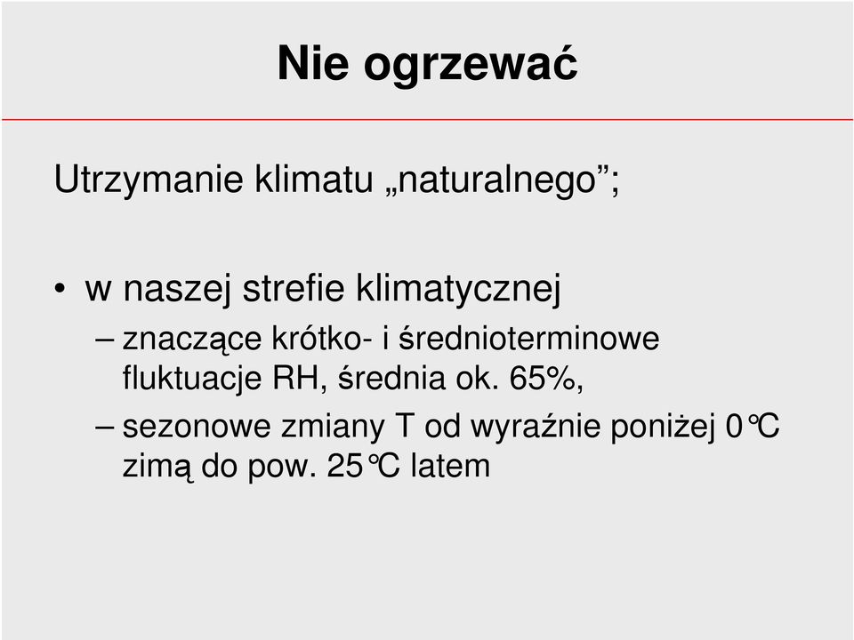 średnioterminowe fluktuacje RH, średnia ok.