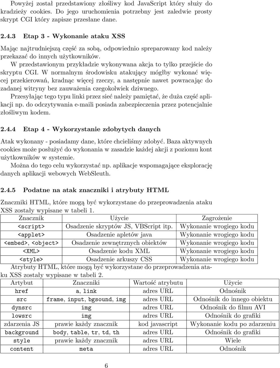 W przedstawionym przykładzie wykonywana akcja to tylko przejście do skryptu CGI.