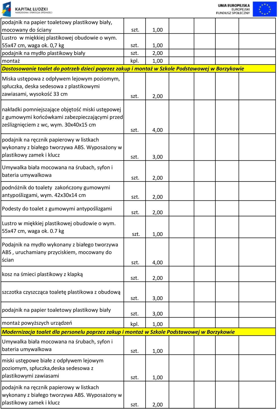 sedesowa z plastikowymi zawiasami, wysokość 33 cm nakładki pomniejszające objętość miski ustępowej z gumowymi końcówkami zabezpieczającymi przed ześlizgnięciem z wc, wym.