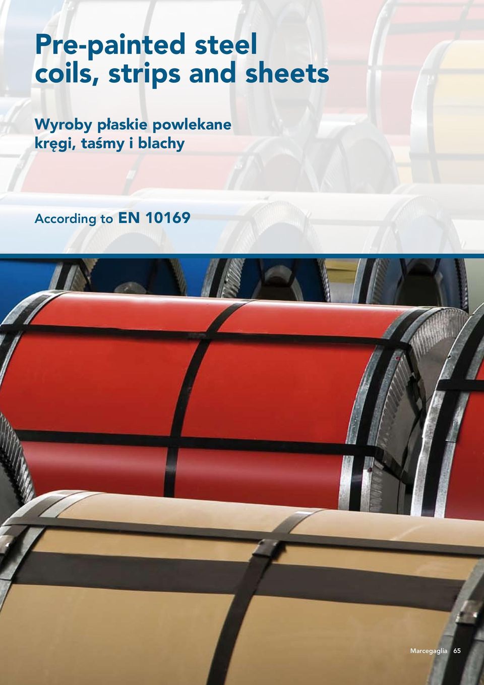 powlekane kręgi, taśmy i blachy