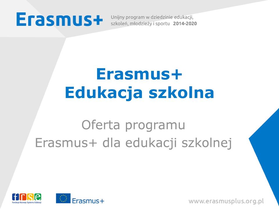 programu Erasmus+