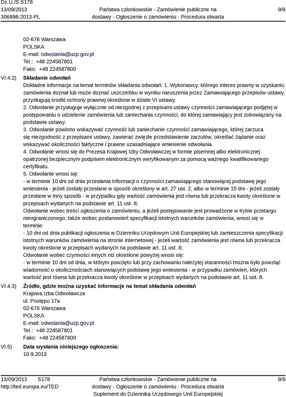 dziale VI ustawy. 2.