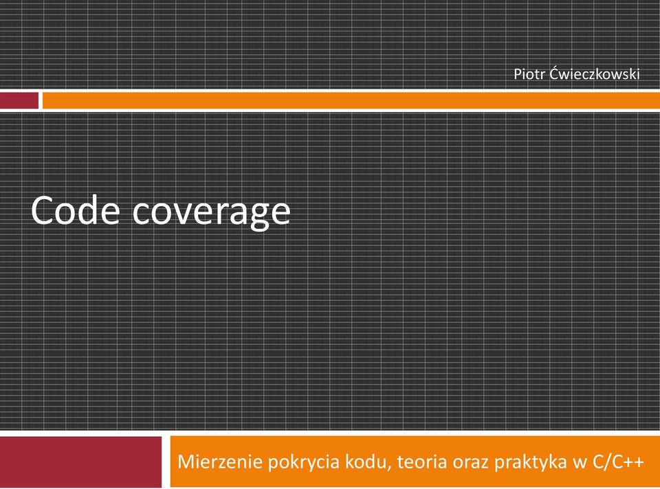Mierzenie pokrycia