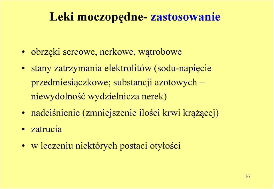 substancji azotowych niewydolność wydzielnicza nerek) nadciśnienie