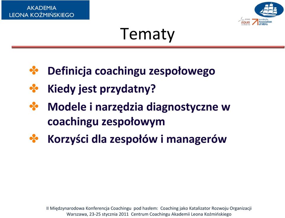 Modele i narzędzia diagnostyczne w