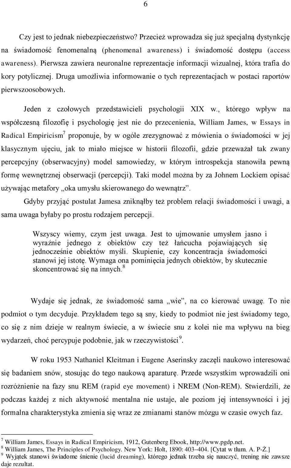 Jeden z czołowych przedstawicieli psychologii XIX w.