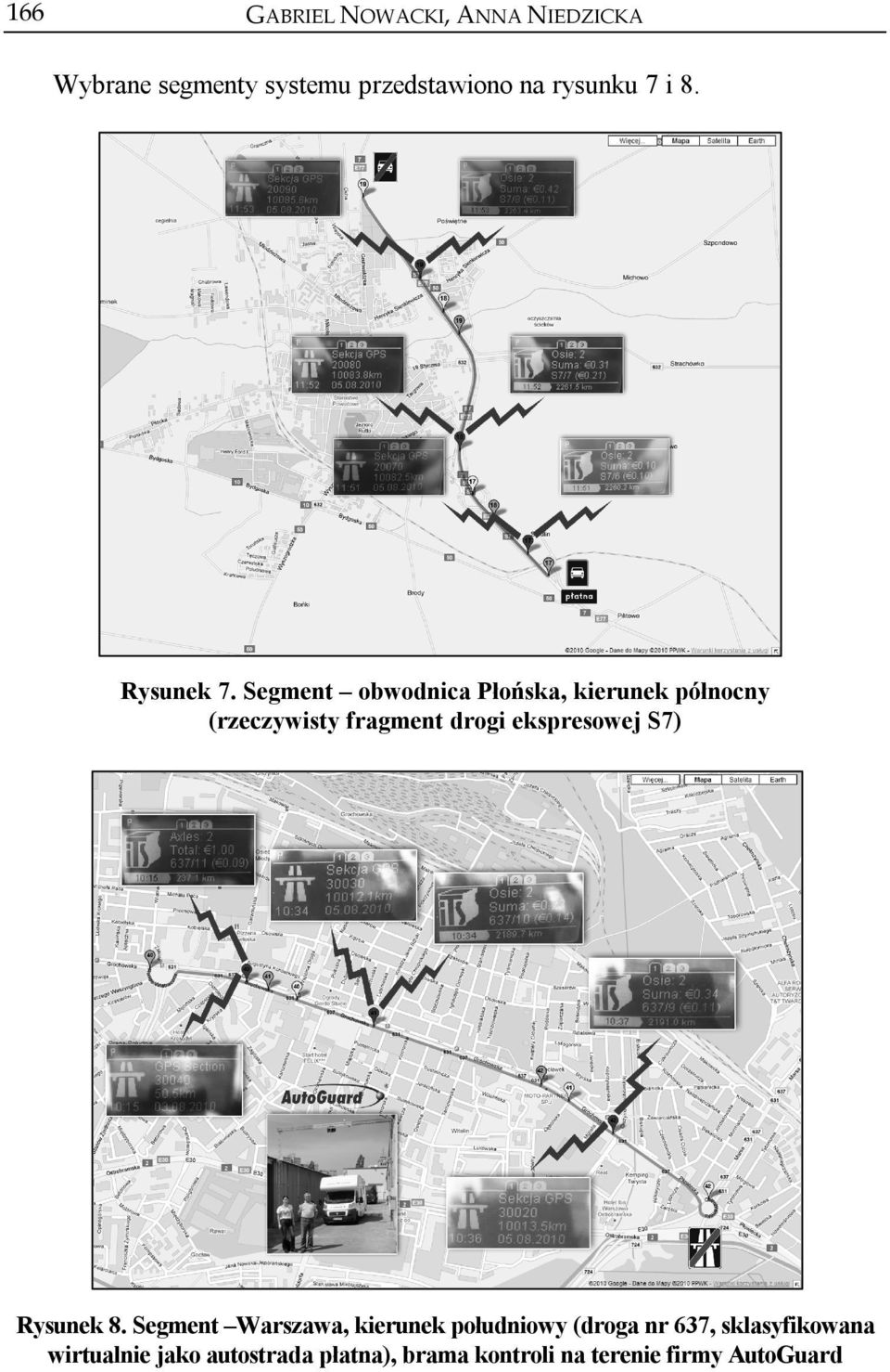 Segment obwodnica Płońska, kierunek północny (rzeczywisty fragment drogi ekspresowej
