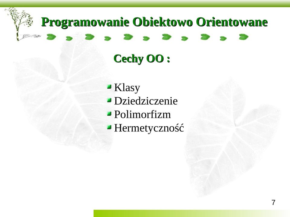 Klasy Dziedziczenie