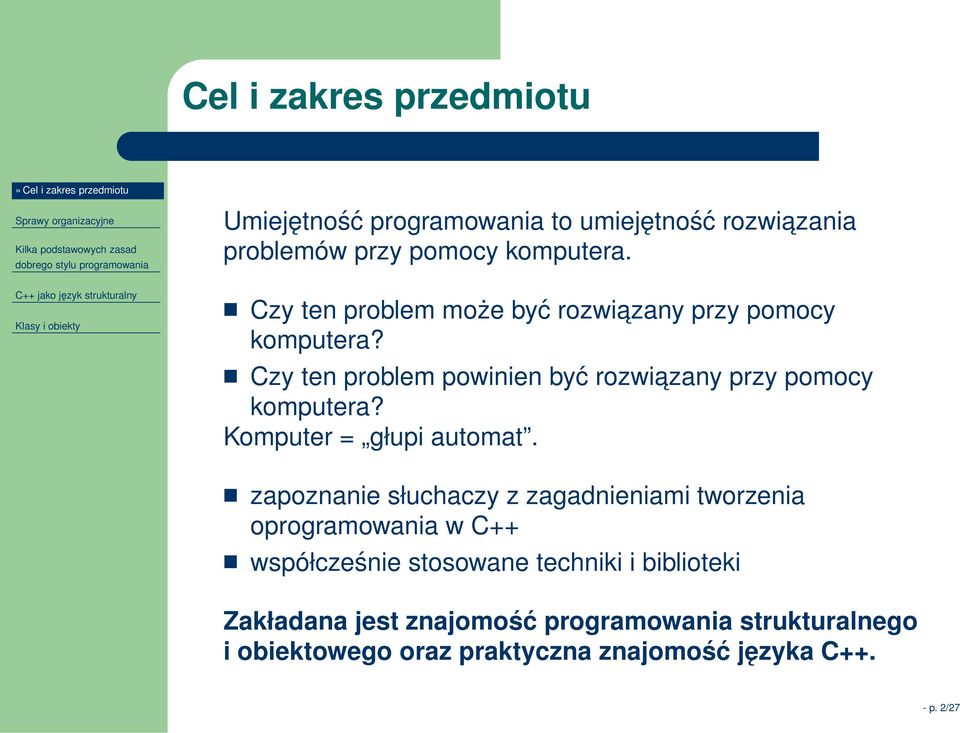 Komputer = głupi automat.