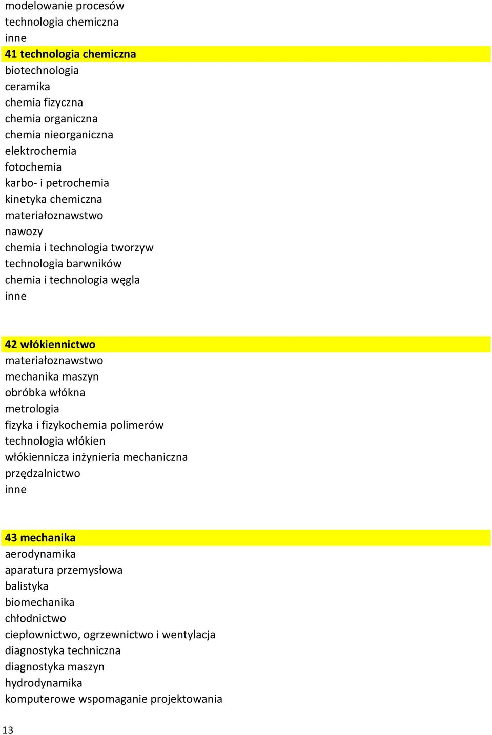 materiałoznawstwo mechanika maszyn obróbka włókna fizyka i fizykochemia polimerów technologia włókien włókiennicza inżynieria mechaniczna przędzalnictwo 43 mechanika