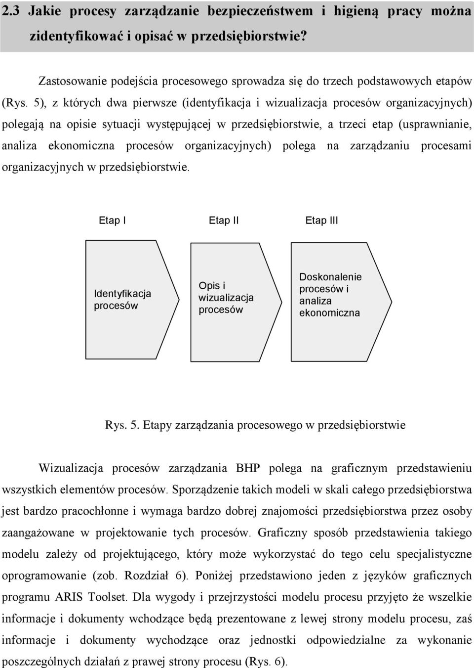 procesów organizacyjnych) polega na zarządzaniu procesami organizacyjnych w przedsiębiorstwie.