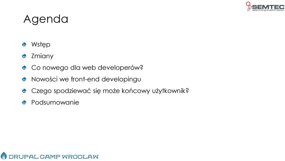 Nowości we front-end developingu