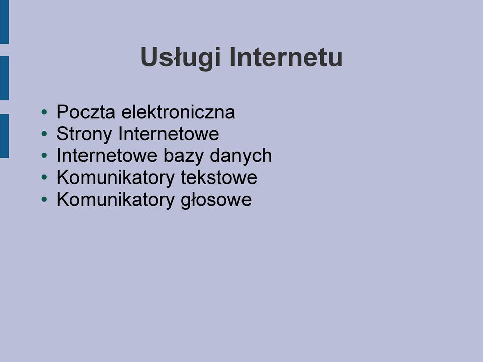 Internetowe Internetowe bazy