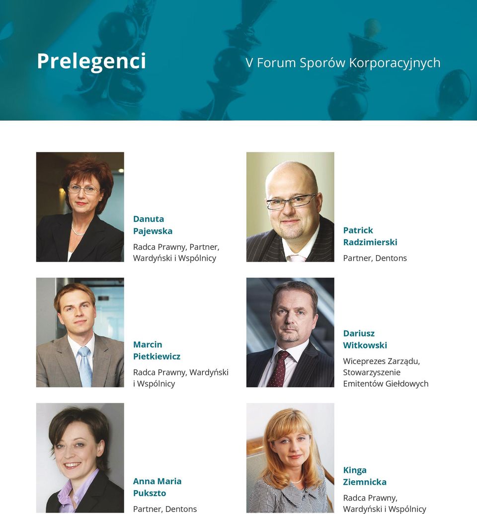 Prawny, Wardyński i Wspólnicy Dariusz Witkowski Wiceprezes Zarządu, Stowarzyszenie