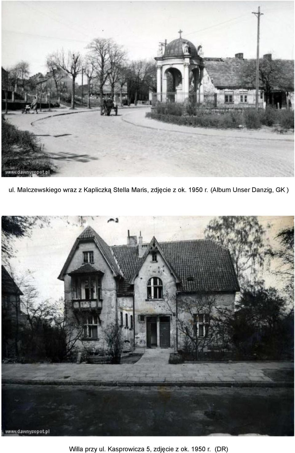 (Album Unser Danzig, GK ) Willa przy
