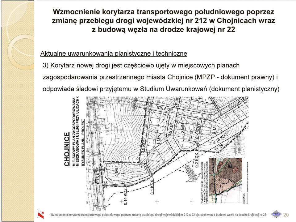 przestrzennego miasta Chojnice (MPZP dokument prawny) i odpowiada