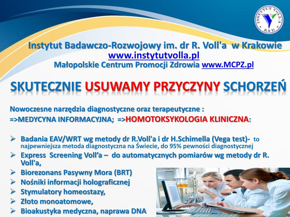 EAV/WRT wg metody dr R.Voll'a i dr H.