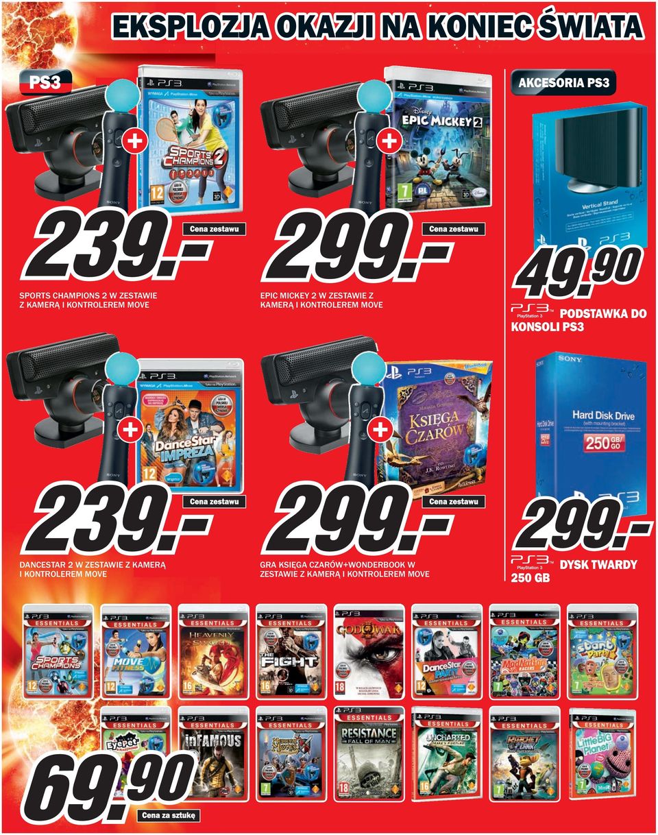 konsoli ps3 DANCESTAR 2 W ZESTAWIE Z KAMERĄ I KONTROLEREM MOVE GRA