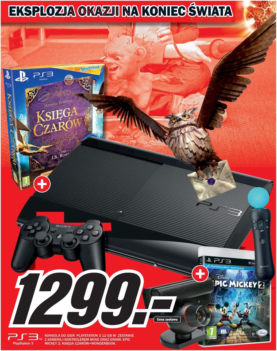 I KONTROLEREM MOVE ORAZ GRAMI: EPIC MICKEY 2, KSIĘGA