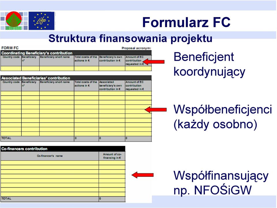 Beneficjent koordynujący