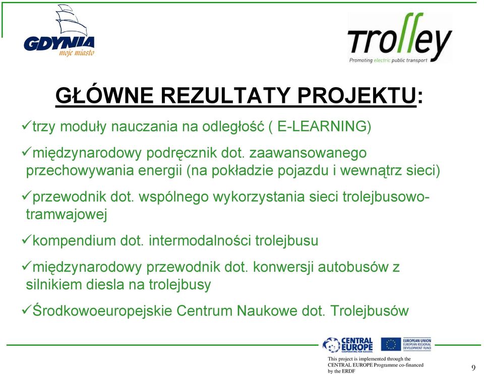 wspólnego wykorzystania sieci trolejbusowotramwajowej kompendium dot.