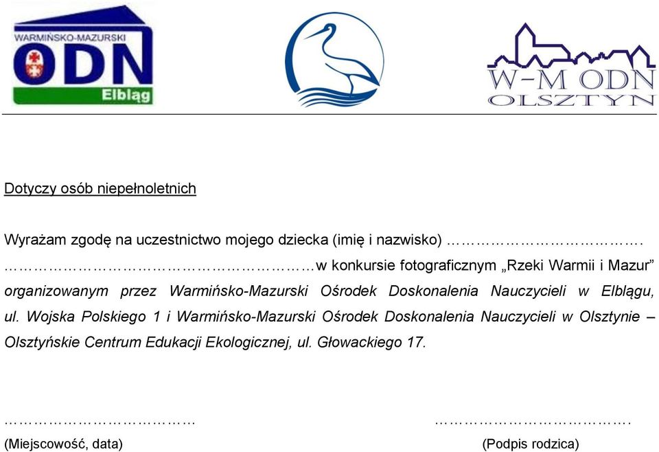 Doskonalenia Nauczycieli w Elblągu, ul.