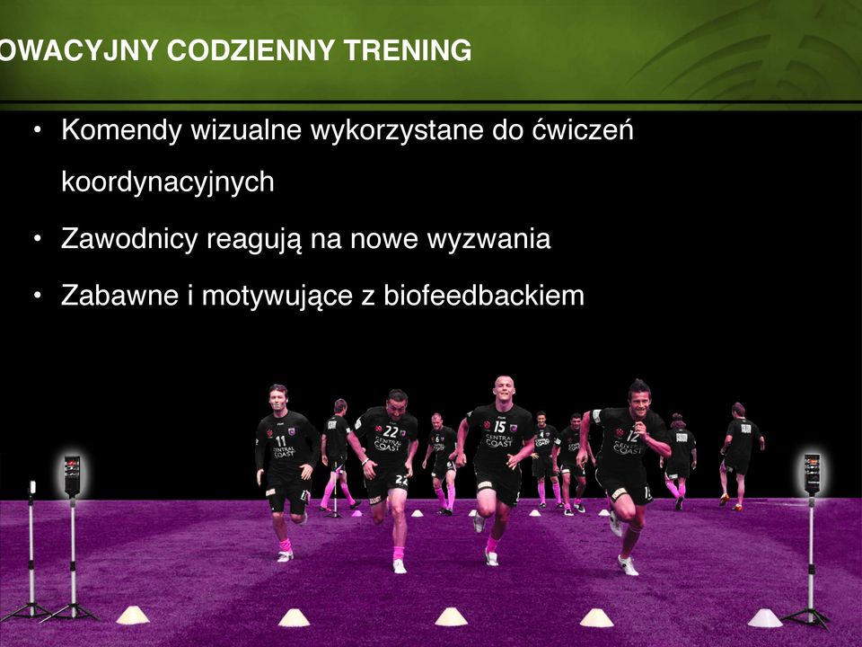 koordynacyjnych Zawodnicy reagują na