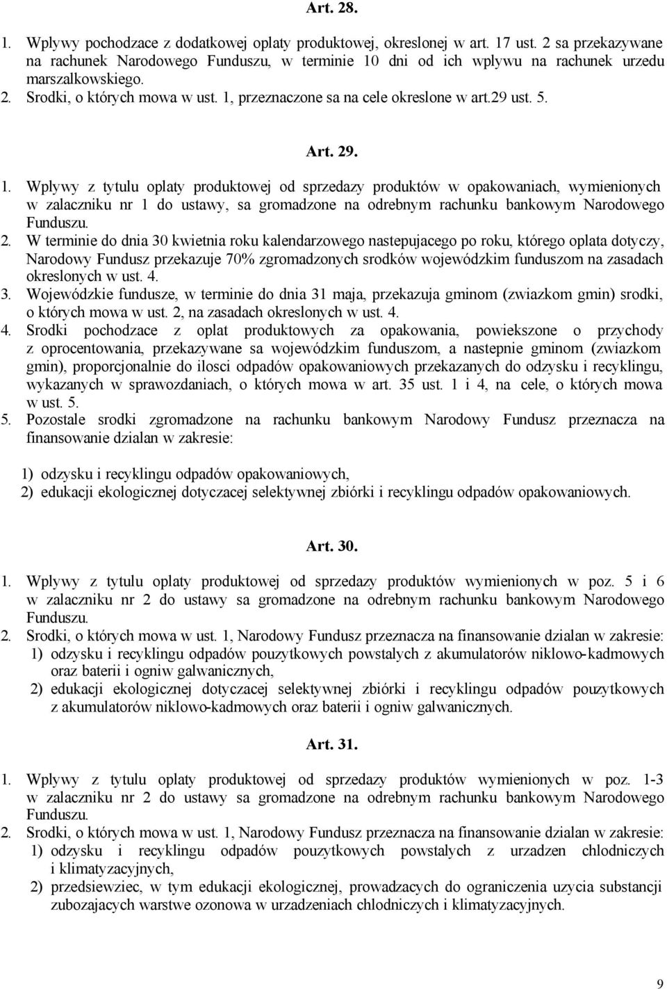 29 ust. 5. Art. 29. 1.