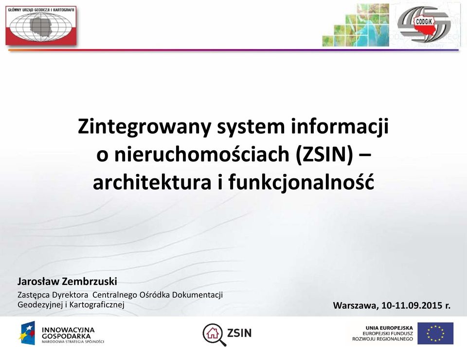 Zembrzuski Zastępca Dyrektora Centralnego Ośródka