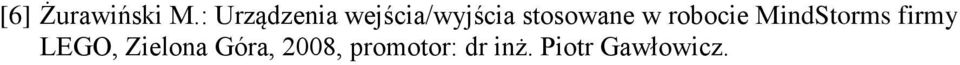 stosowane w robocie MindStorms