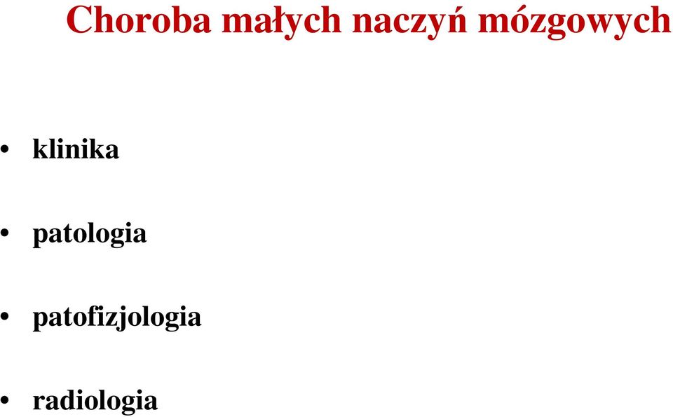 klinika patologia