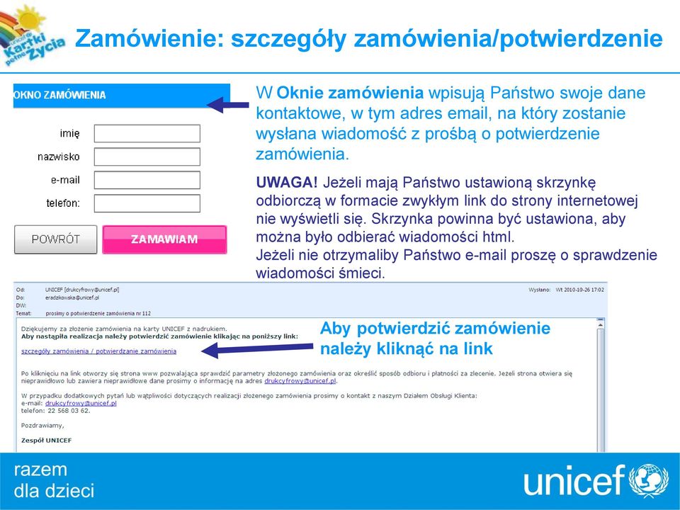 Jeżeli mają Państwo ustawioną skrzynkę odbiorczą w formacie zwykłym link do strony internetowej nie wyświetli się.