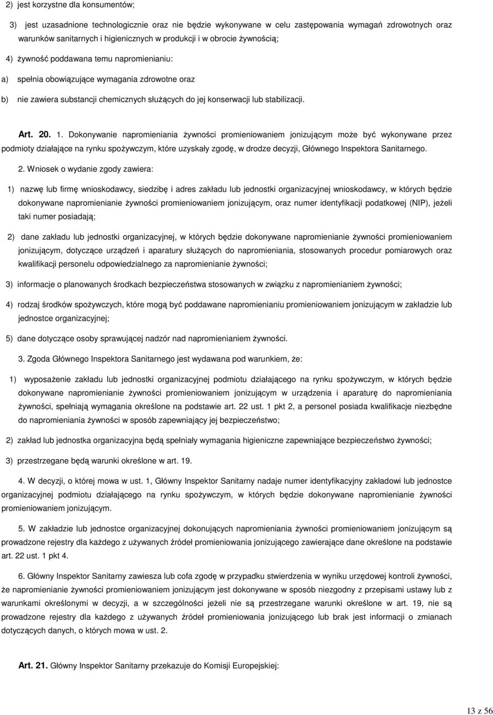 Art. 20. 1.