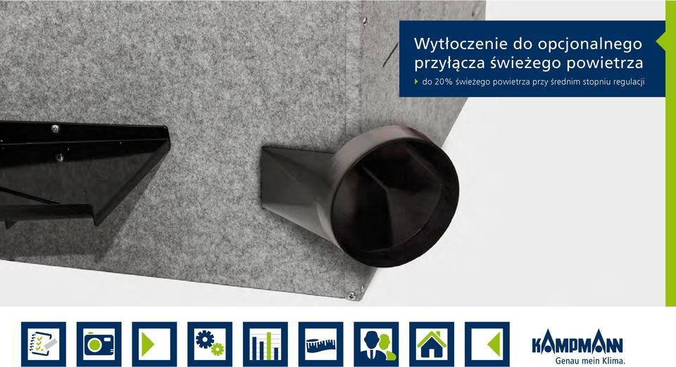 do 20% świeżego powietrza