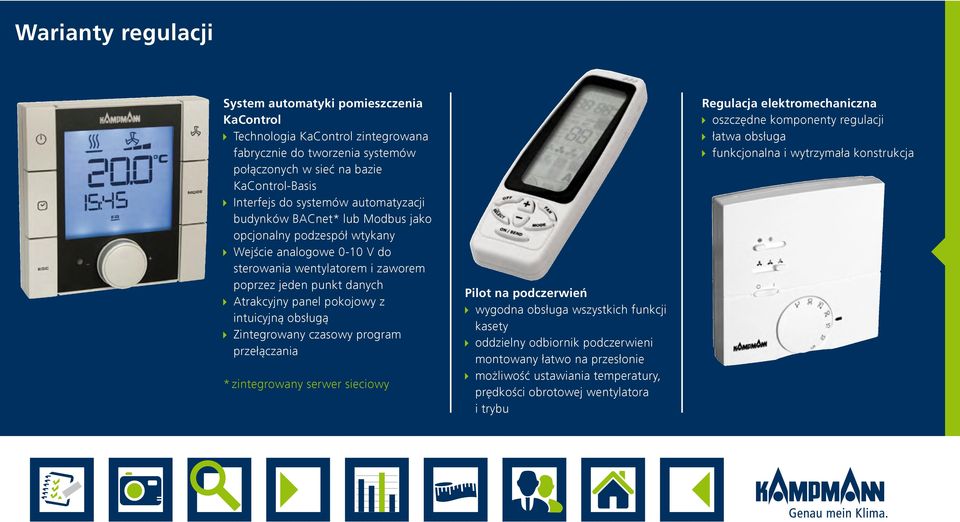 intuicyjną obsługą Zintegrowany czasowy program przełączania * zintegrowany serwer sieciowy Pilot na podczerwień wygodna obsługa wszystkich funkcji kasety oddzielny odbiornik podczerwieni montowany