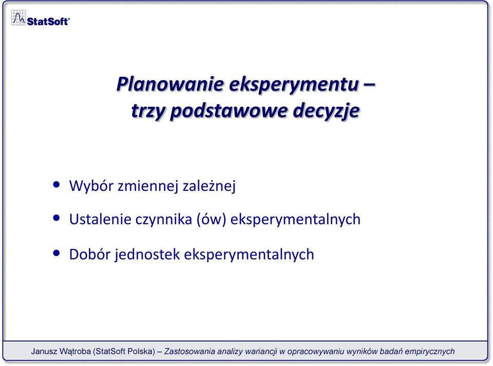 zależnej Ustalenie czynnika (ów)