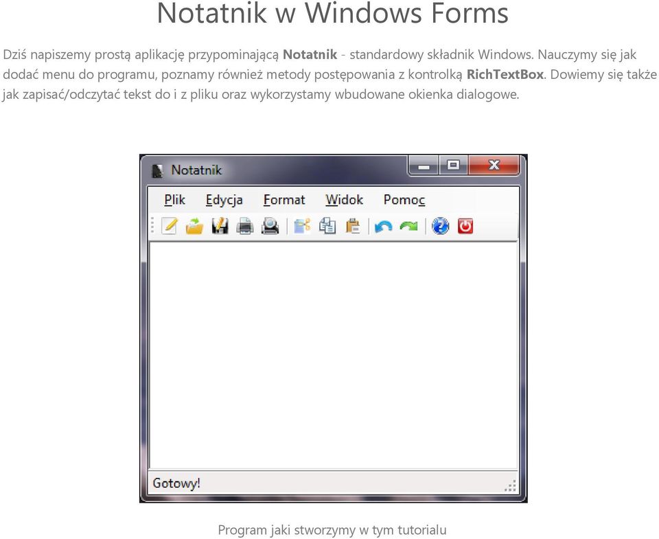 Notatnik w Windows Forms - PDF Free Download