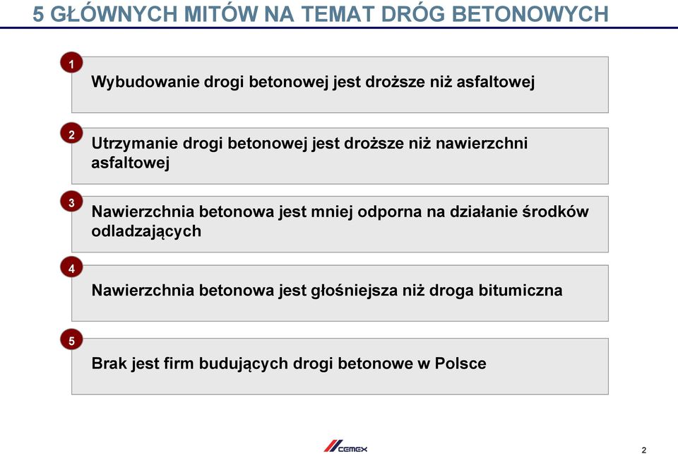Nawierzchnia betonowa jest mniej odporna na działanie środków odladzających Nawierzchnia