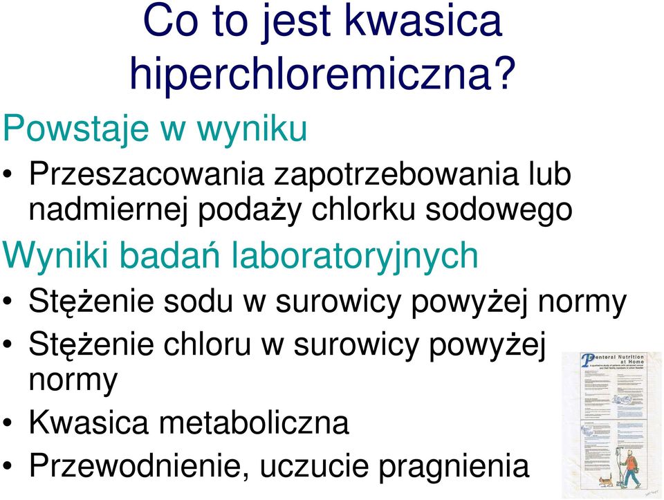 chlorku sodowego Wyniki badań laboratoryjnych Stężenie sodu w surowicy