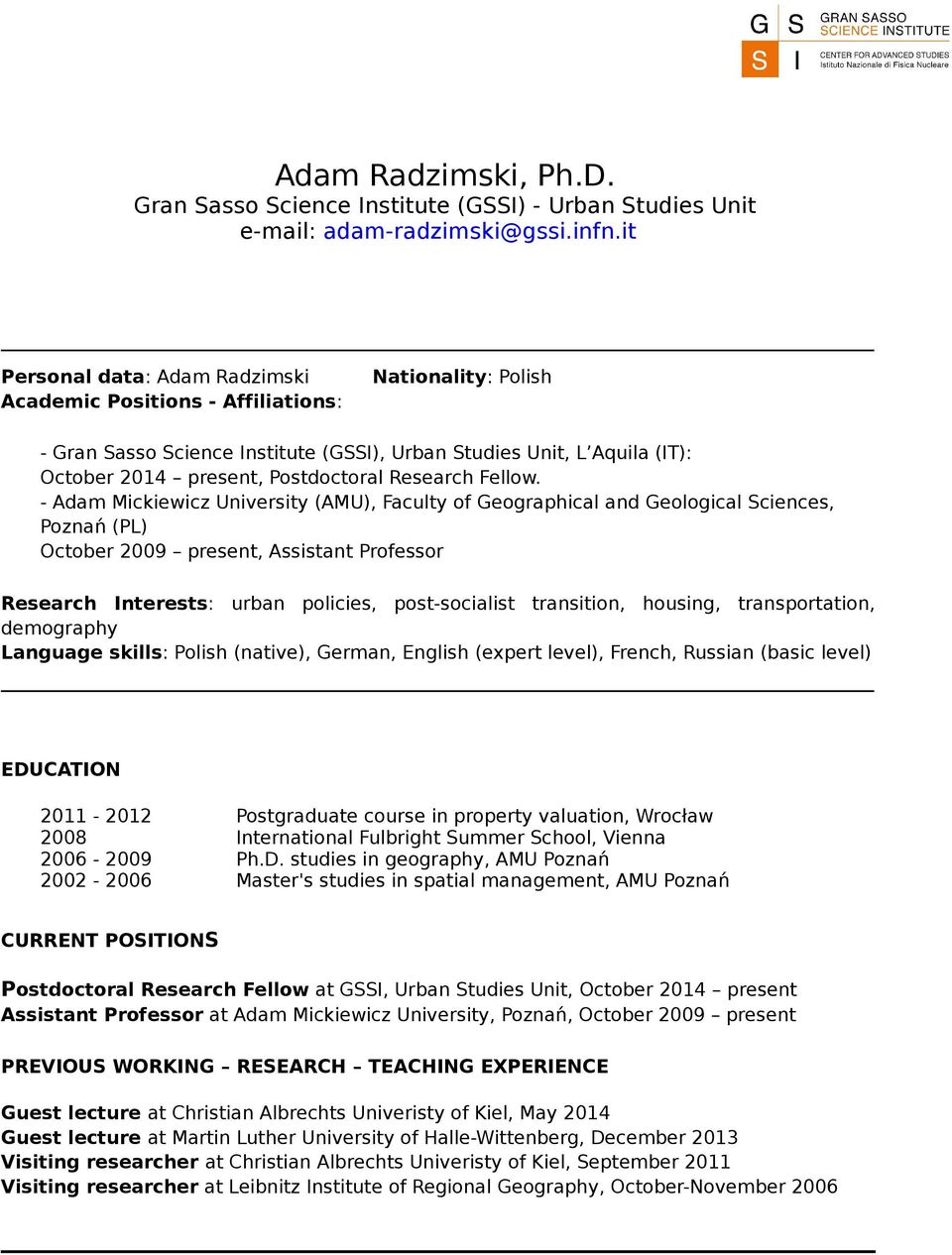 Research Fellow.