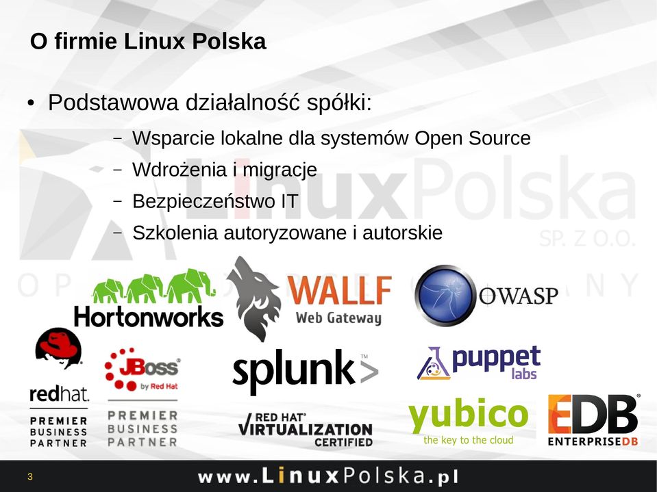 systemów Open Source Wdrożenia i migracje