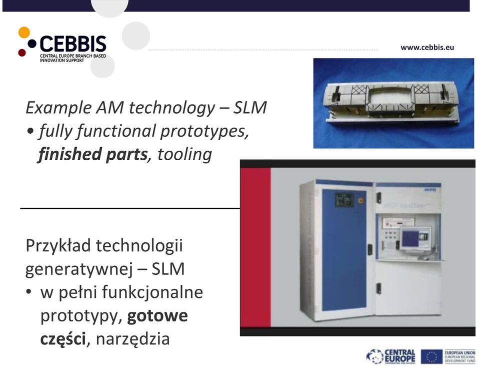 Przykład technologii generatywnej SLM w