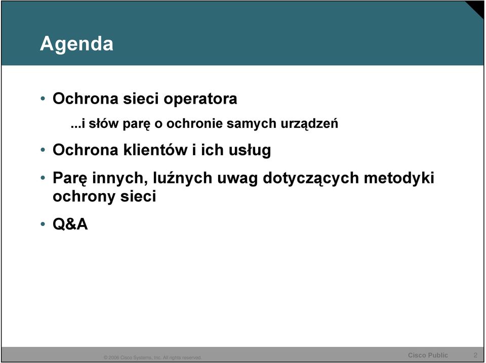 Ochrona klientów i ich usług Parę innych,