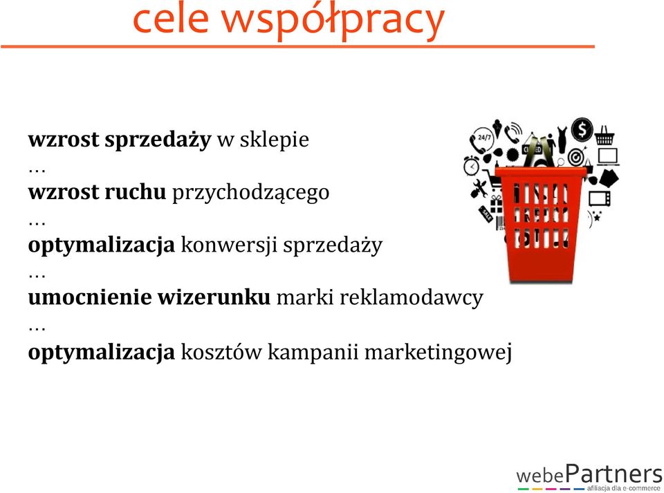 konwersji sprzedaży umocnienie wizerunku marki