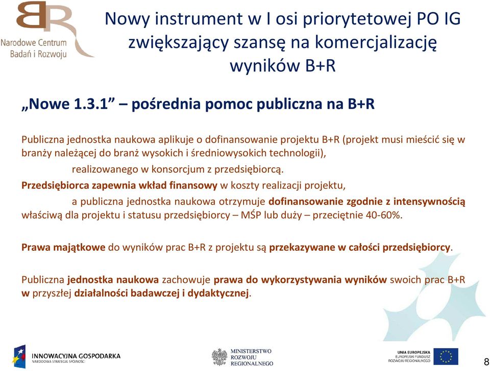 realizowanego w konsorcjum z przedsiębiorcą.