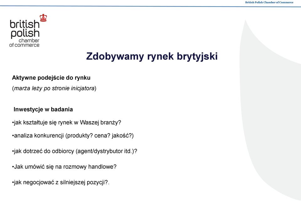 analiza konkurencji (produkty? cena? jakość?